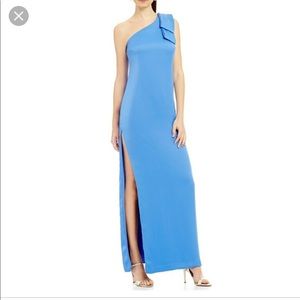 NICOLE MILLER One Shoulder Bow dress- never worn!